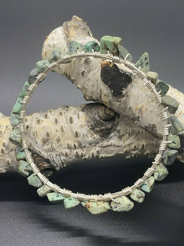Genuine Turquoise Bangle