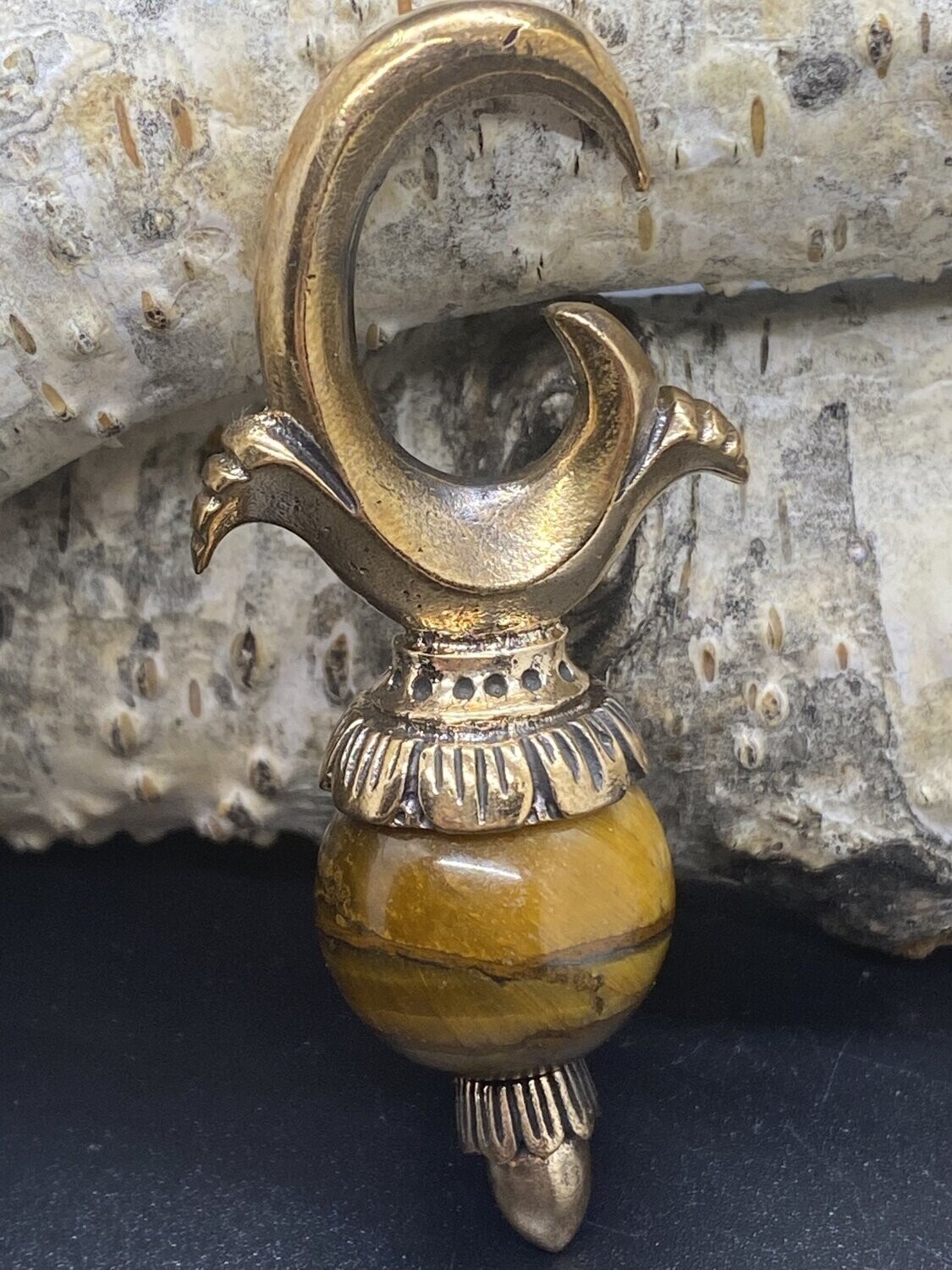 Tigers Eye Ear Weight Set
