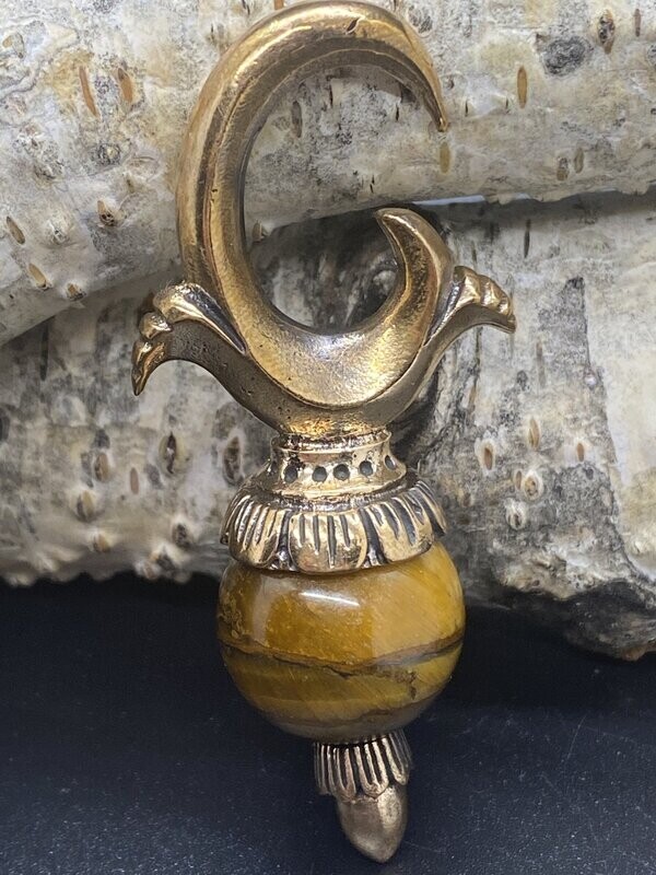 Tigers Eye Ear Weight Set