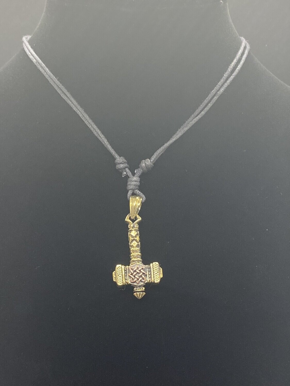 Brass & Copper "Mjollnir" Necklace