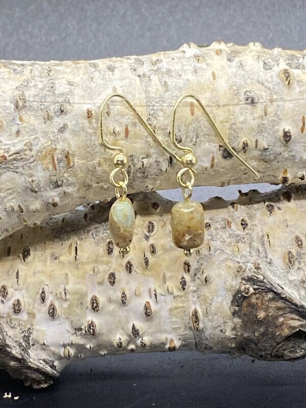 Brown Opal Drop Earring Brown Opal Drop Earring
