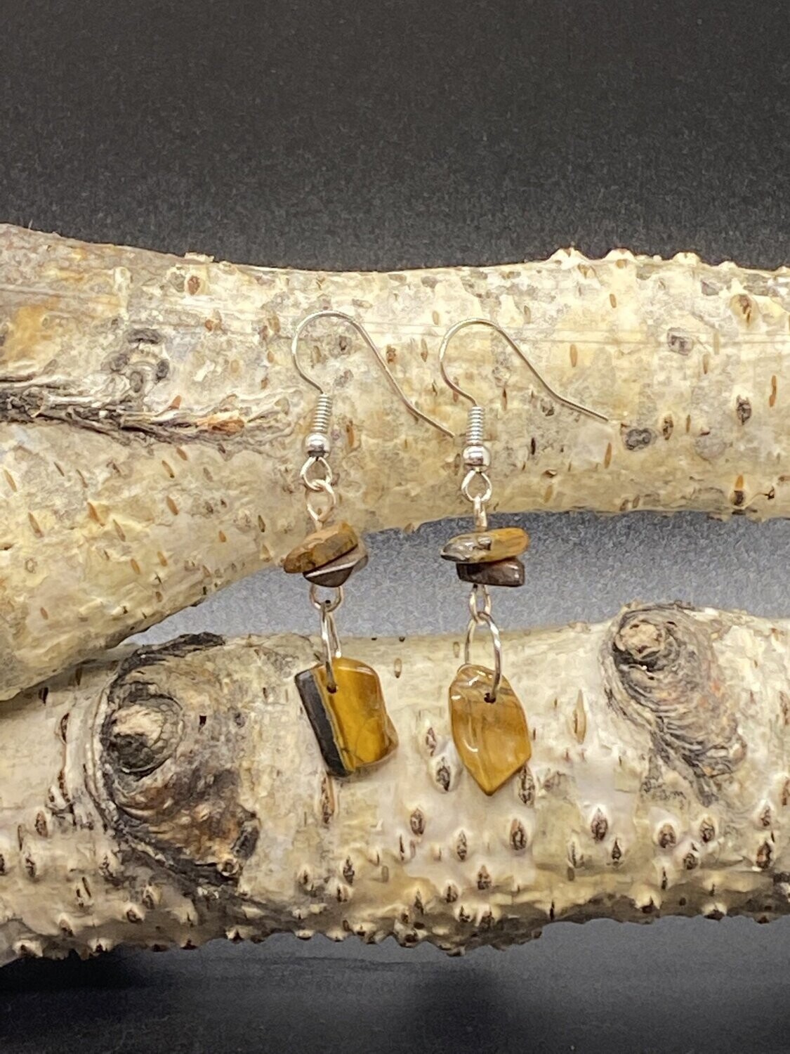Tigers Eye Drop Earrings