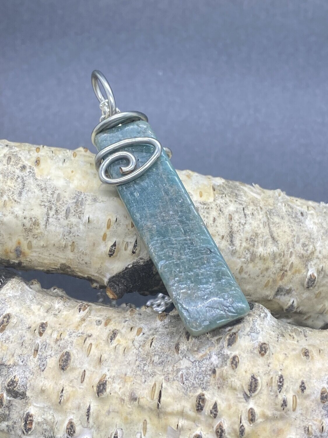 Amazonite Eye Necklace