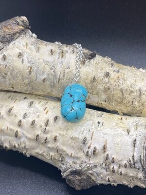 Turquoise Howlite Necklace