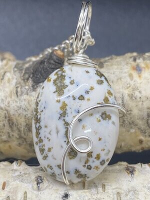 Oval Ocean Jasper Necklace