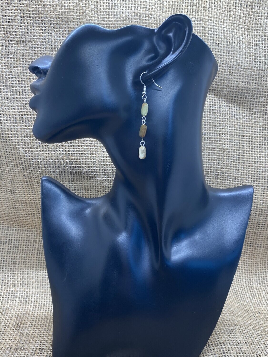 Brown Opal Earring (Long)