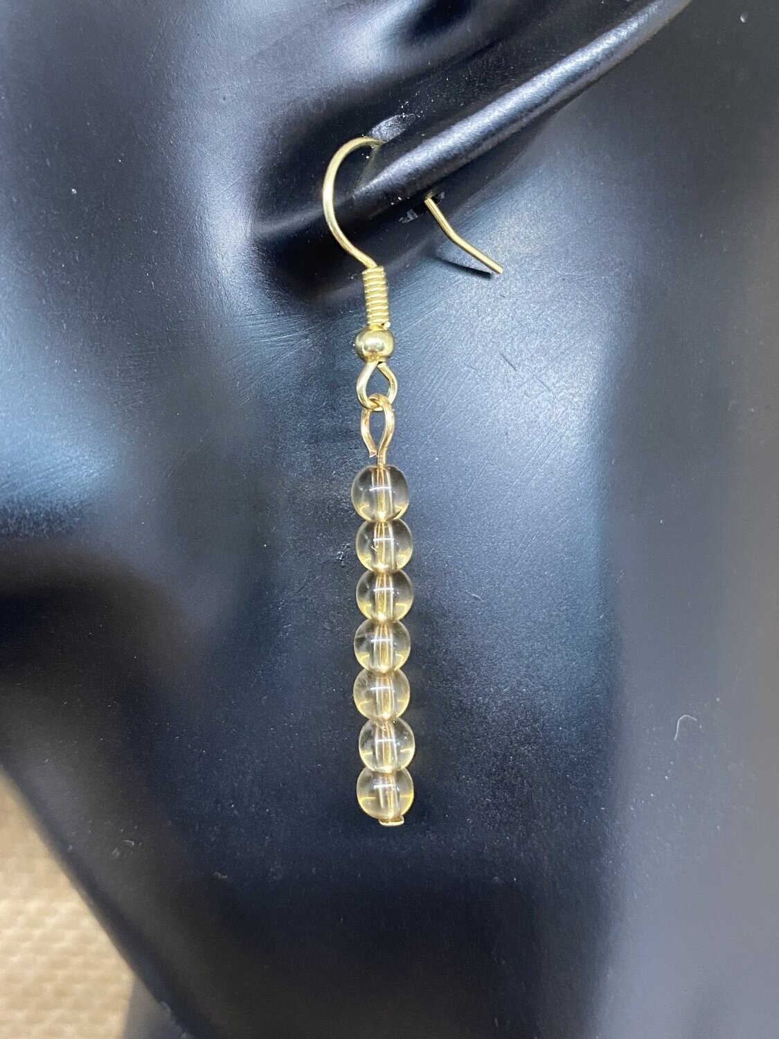 Natural Citrine Drop Earrings