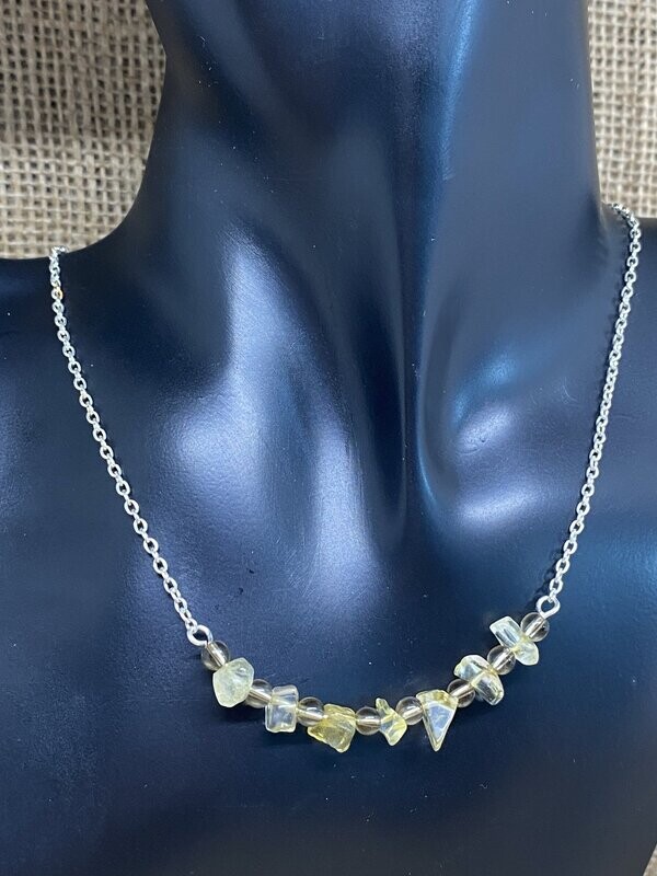 Stacked Citrine Necklace