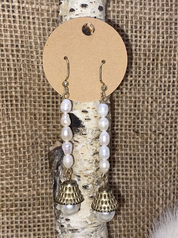Peal Bell Drop Earrings