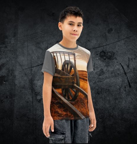 Youth cotton crew neck t-shirt