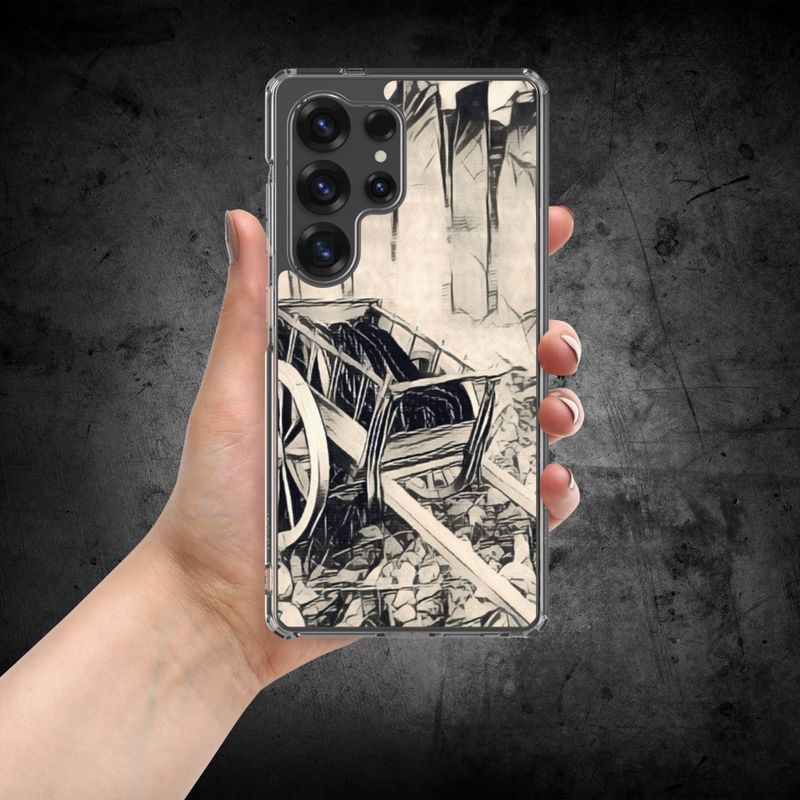 Clear Red River Cart Case for Samsung®