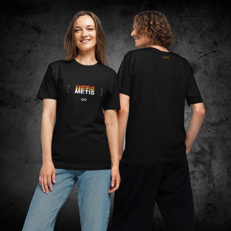 Unisex fine jersey Métis Block Tee. 