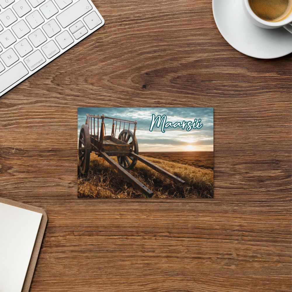 Maarsii (Thank You) card