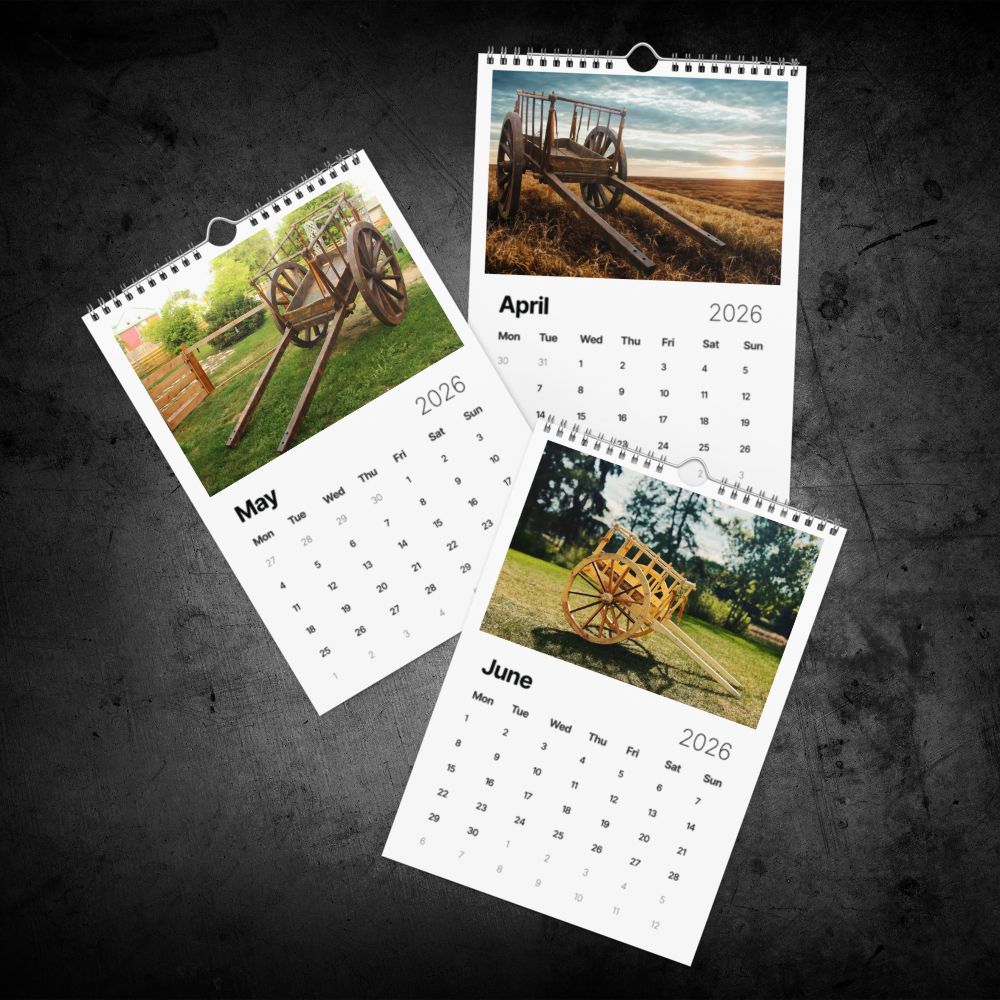 Red River Cart Wall Calendar (2026) Red River Cart Wall Calendar (2026)