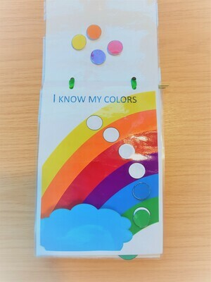 A5 size Busy book 2 - 4 year old. Busy book. Busy bag. Learning kit. Preschool activity. Preschool learning. Quite book. quite time. Toddler learning folder