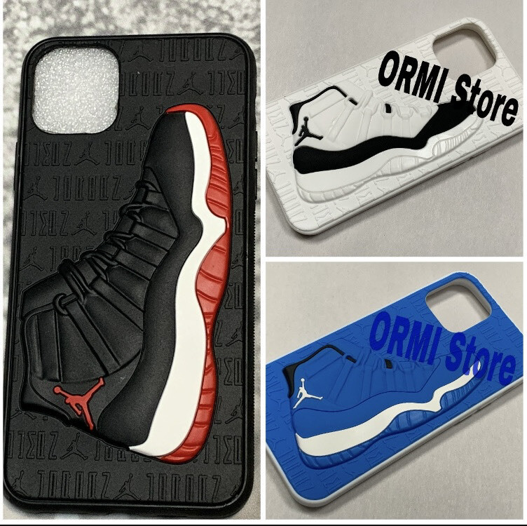 Jordan Retro Shape case cover for iPhone 12 or 12pro (Black, White or Blue) &quot;Free Shipping&quot;