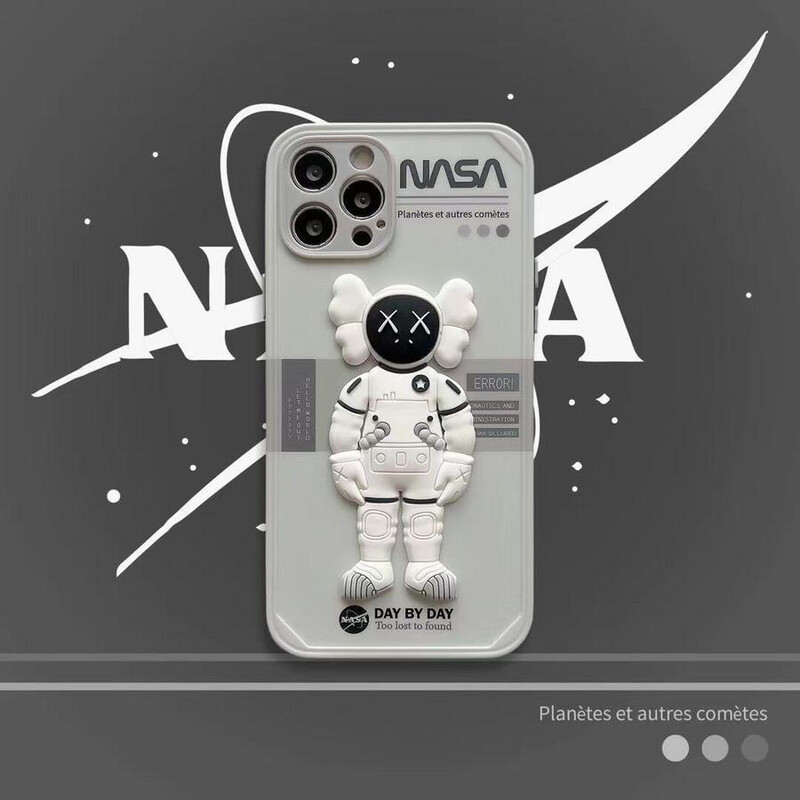 Kaws NASA Astronaut 3D case cover for iPhone 11 ProMax, 12,12pro, 12 ProMax