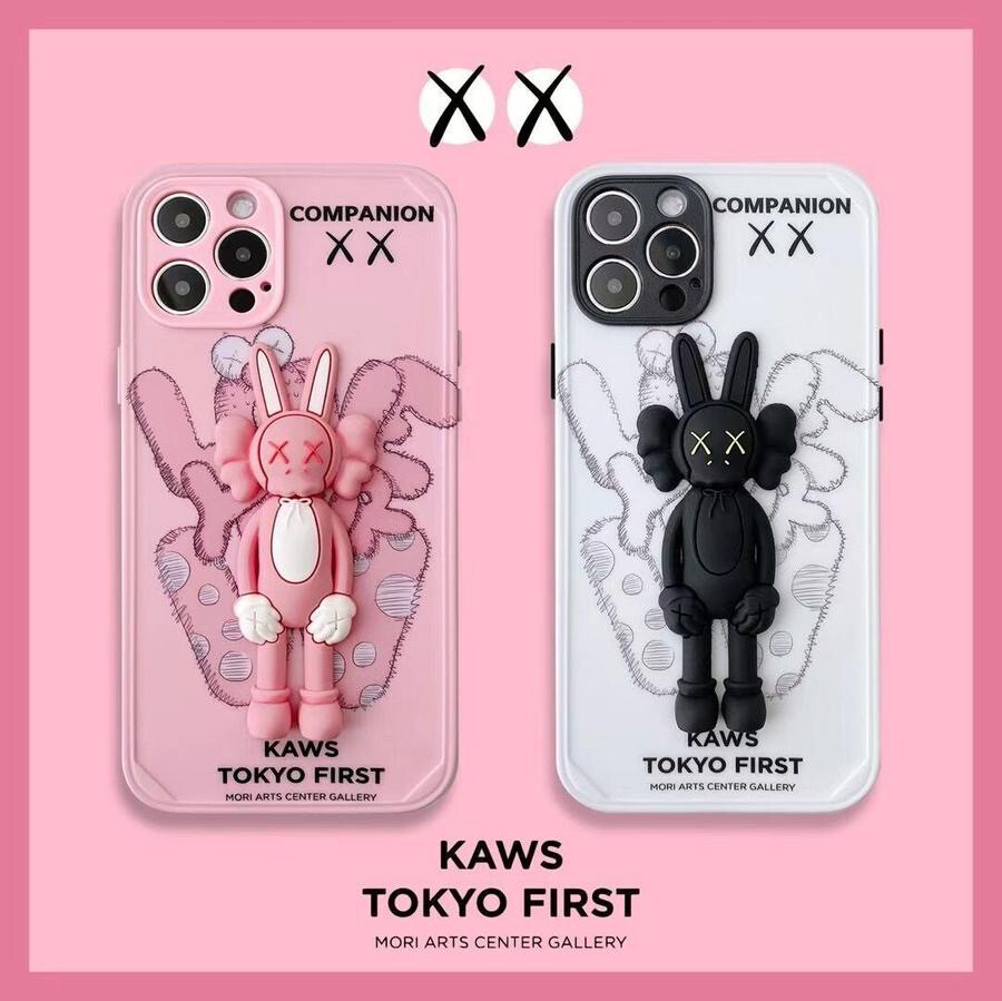 Kaws Bunny “Love your W” case cover for iPhone 11ProMax, 12,12pro,12ProMax
