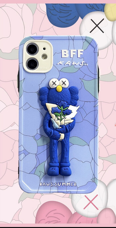 Kaws BFF 3D Blue Kaws Summer case cover for iPhone 11ProMax, 12, 12pro, 12ProMax