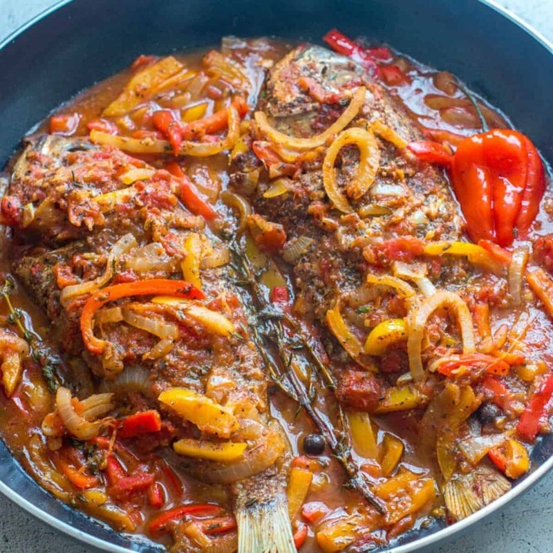 Sea Fish- Brown Stew