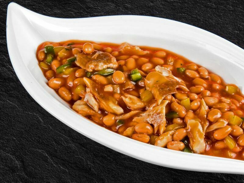 Baked bean &amp; Saltfish