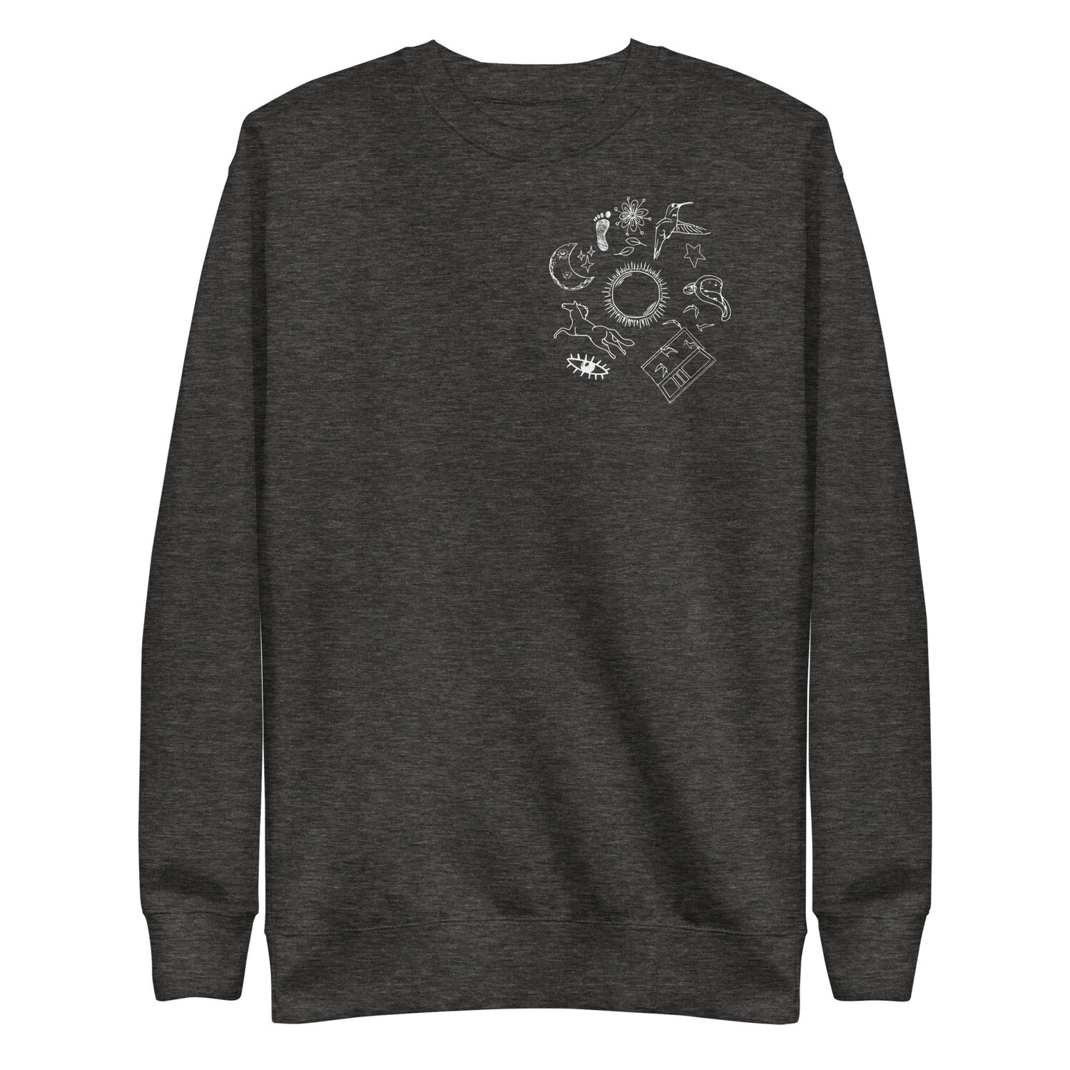 Desde Cero icons Unisex Premium Sweatshirt