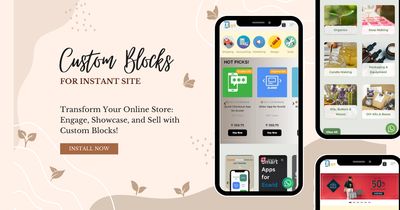 Custom Blocks for Instant Site