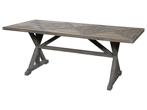 French Dinner Table in Recycled Wood