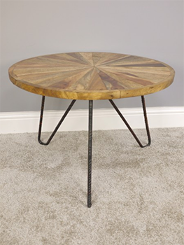 Ideal for use in a reception room, breakfast room or kitchen area.