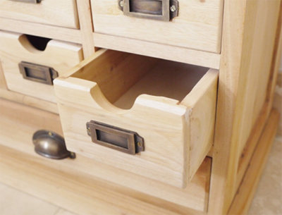 The Raymond Small Drawer Cabinet - Unfinished