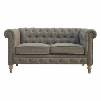 Multi Tweed Two Seater Sofa