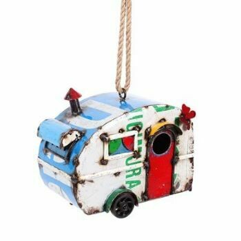 Our feathered friends deserve a holiday too, and this birdnest caravan might tempt them to stay here over the winter!