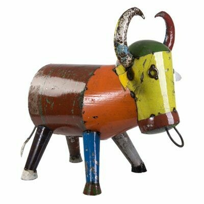 Bruce the Bull is made of 100% recycled metals and is a magnificent work of art. Ideal anywhere in the home, garden or conservatory.