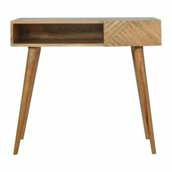 Line Carving Writing Desk