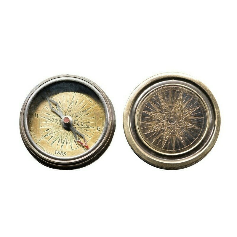 Antique Pocket Compass