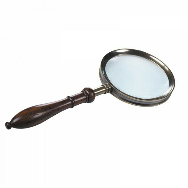 When only the best will do. This beautiful magnifier is nearly twelve inches in length. With a glass diameter of 11.4 cm you'll never need another.