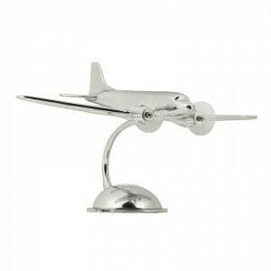 A highly polished silver model of the DC3 that will adorn any desk or cabinet top. 