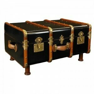 If you want to impress, then what could be better than this wonderful quality Stateroom Trunk Table. It has been made in the style of a travel trunk, and can be used as a Coffee Table or simply as a storage trunk, but either way it  has a very high quality build and design. 