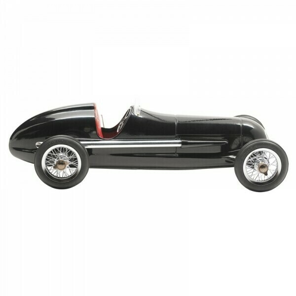 The famous Silberpfeil racing car from the 1930's in gloss black with a contrasting red seat looks absolutely smashing and makes a great desktop model.