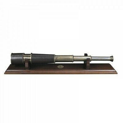 Bronze Spyglass with Stand