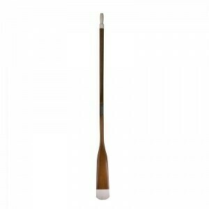 This is a beautifully finished oar finished with an ivory tip.
