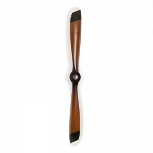 A lovely honey finish to the wood, and a black and yellow design pattern.