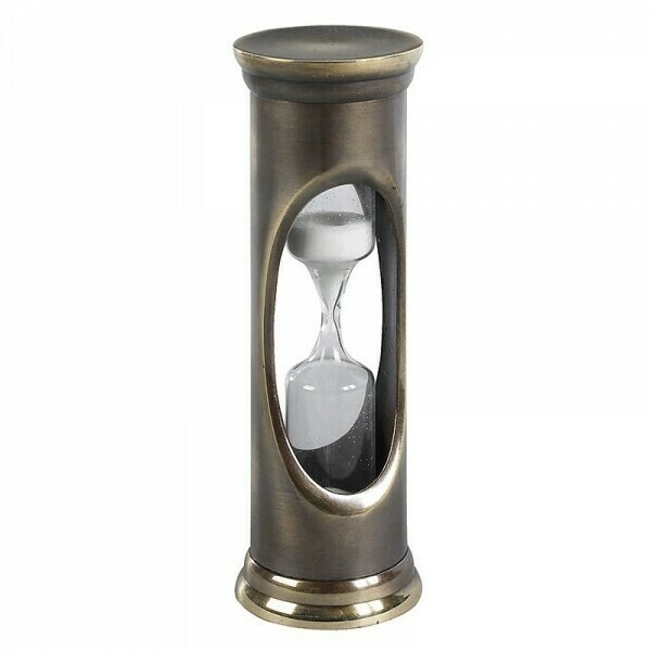 Bronzed 3 Minute Sandglass