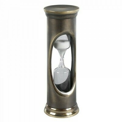 Bronzed 3 Minute Sandglass