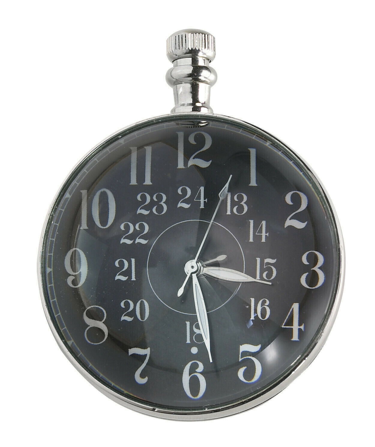 Eye of Time Nickel Pocket Watch