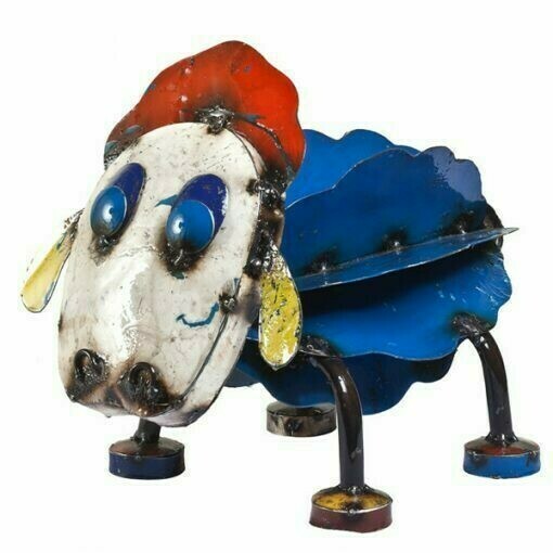 This excellent recycled metal sculpture will give ewe and your family pleasure by the bucketful! 
