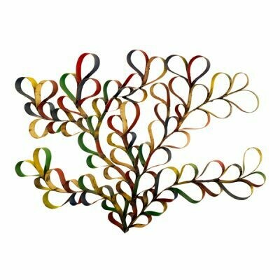 Want something special for your wall? This beautiful metal masterpiece is made from recycled materials.