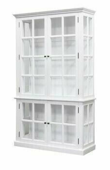 Rouen Small Display Cabinet - White