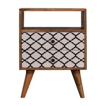 Temma Bedside with Open Slot