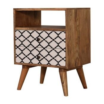 Temma Bedside with Open Slot